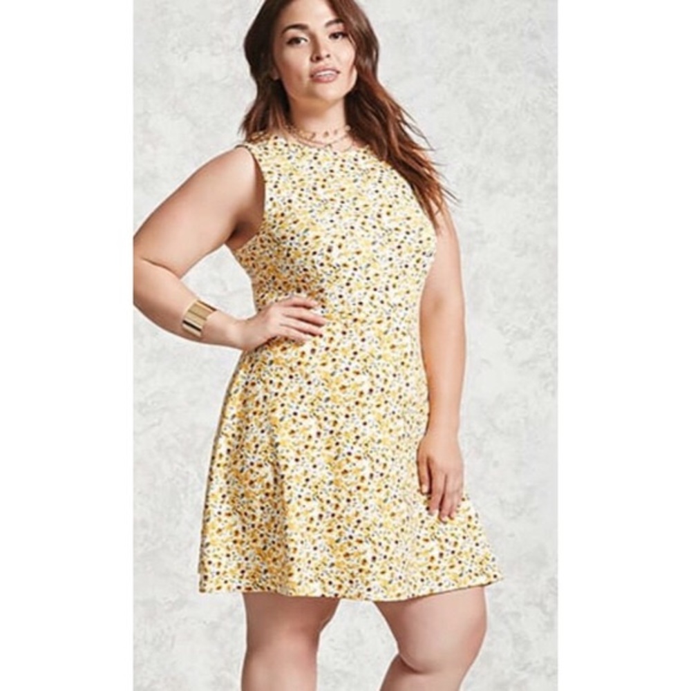 Forever 21 floral mini dress